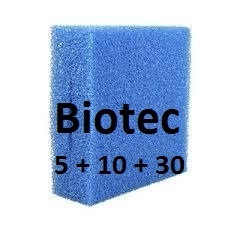Biotec 5+10+30 Filterschwamm 1 x blau geschlitzt