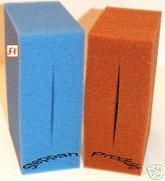Steppan® Ersatzfilterschwamm passend für Biotec 12  Filterschwamm 8 x rot + 8 x blau