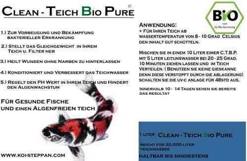 Clean-Teich Bio Pure 1 Liter